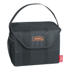 6 CAN COOLER CHARCOAL PLAID