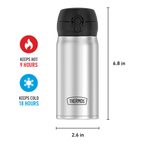 12oz STAINLESS STEEL DIRECT DRINK BOTTLE