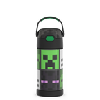 12oz FUNTAINER® WATER BOTTLE MINECRAFT