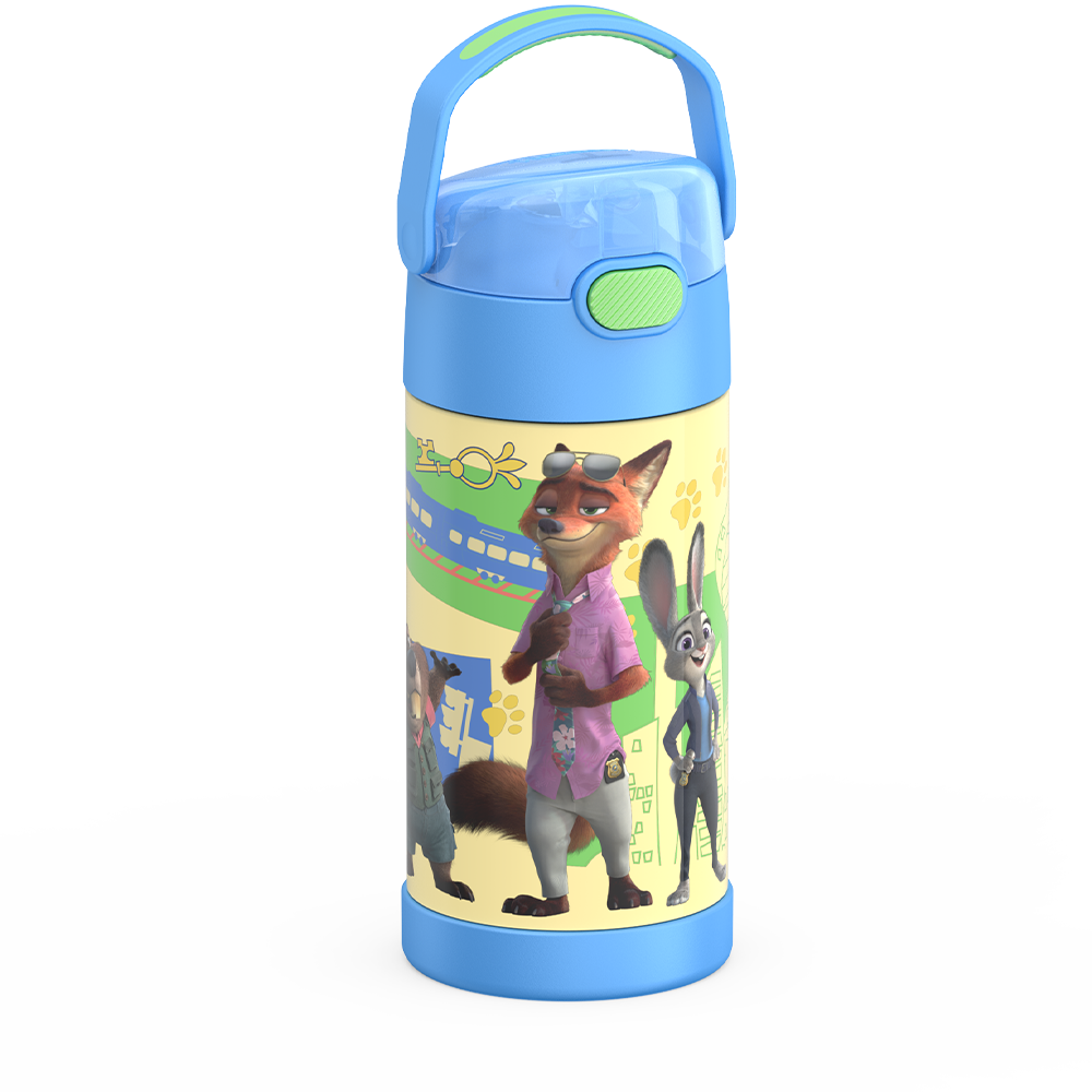 12oz FUNTAINER® WATER BOTTLE DISNEY ZOOTOPIA 2