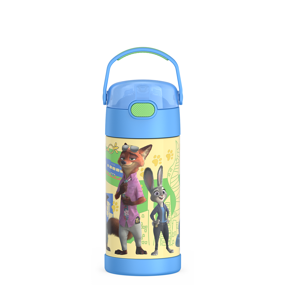 12oz FUNTAINER® WATER BOTTLE DISNEY ZOOTOPIA 2