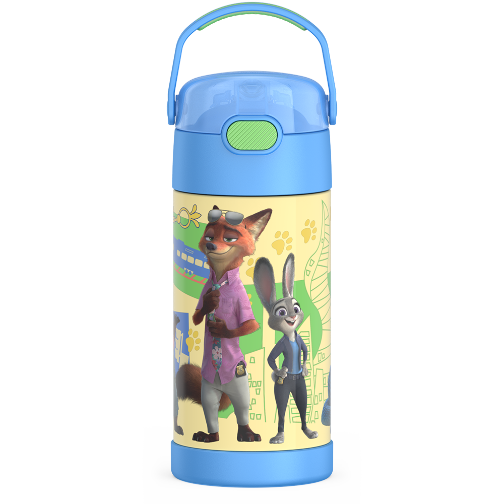 12oz FUNTAINER® WATER BOTTLE DISNEY ZOOTOPIA 2