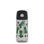 16oz THERMOS® KIDS WATER BOTTLE WITH SPOUT LID MINECRAFT