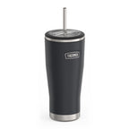 24oz ICON? COLD TUMBLER WITH STRAW