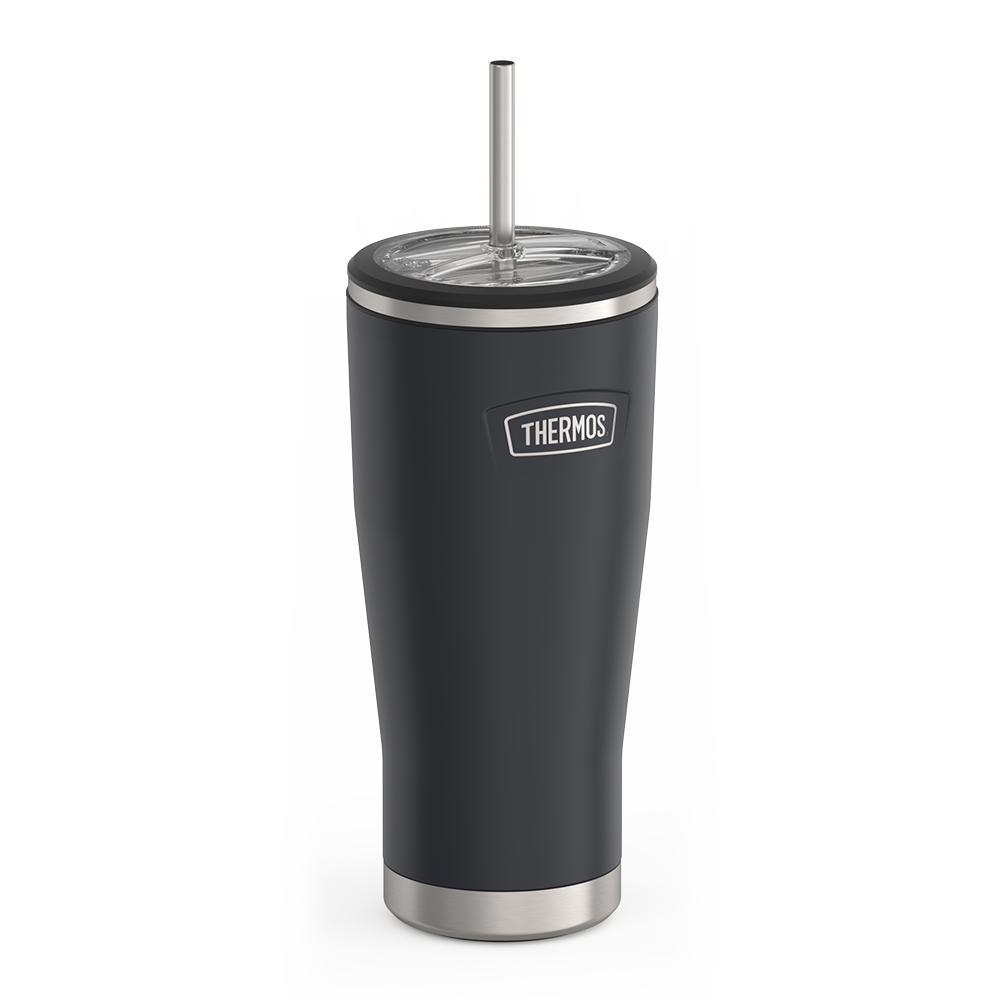24oz ICON? COLD TUMBLER WITH STRAW