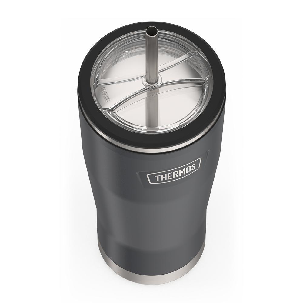 24oz ICON? COLD TUMBLER WITH STRAW