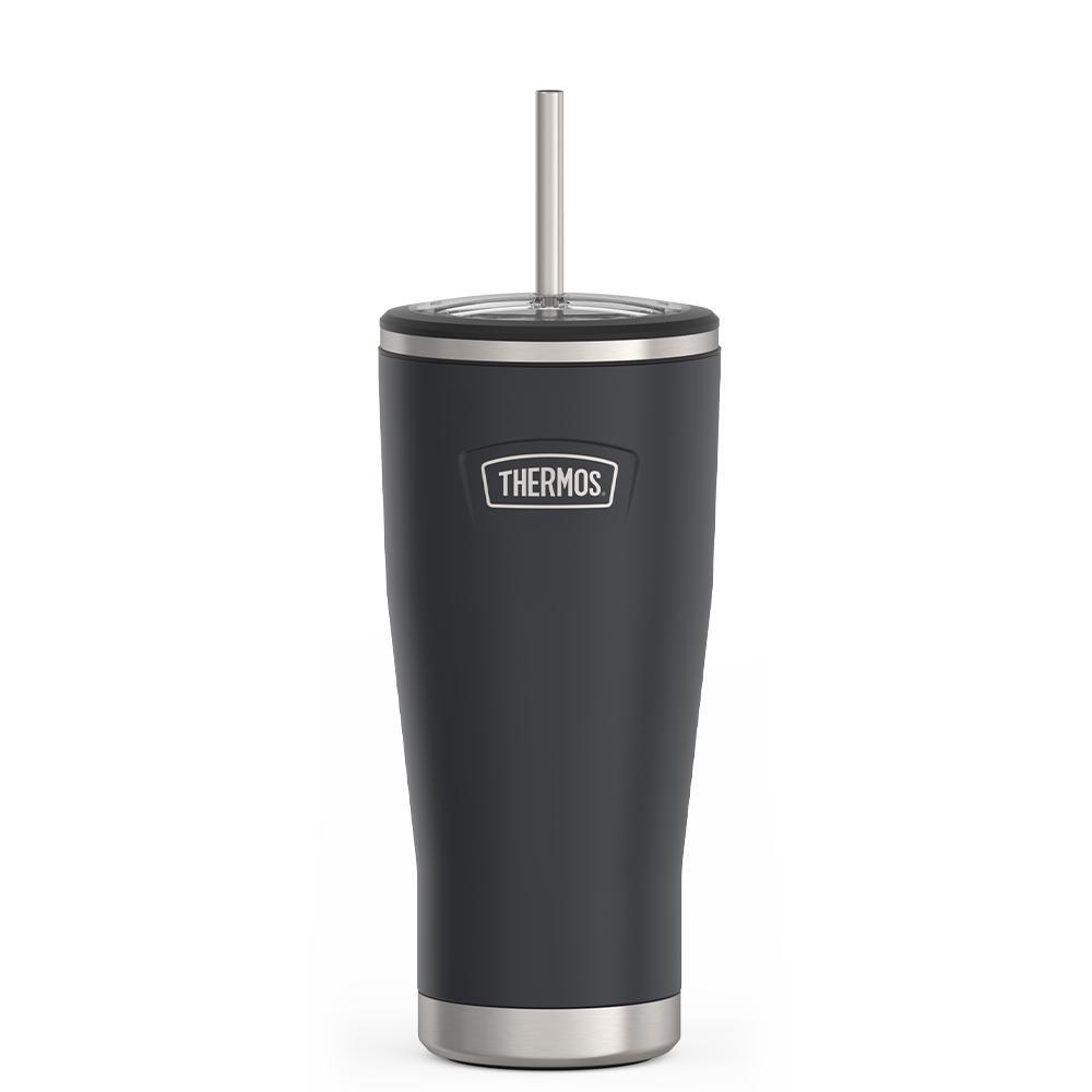 24oz ICON? COLD TUMBLER WITH STRAW