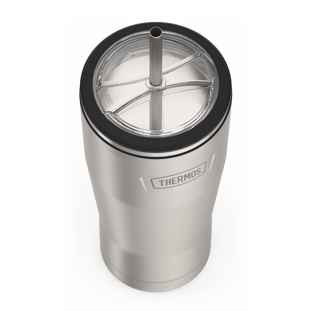 24oz ICON? COLD TUMBLER WITH STRAW