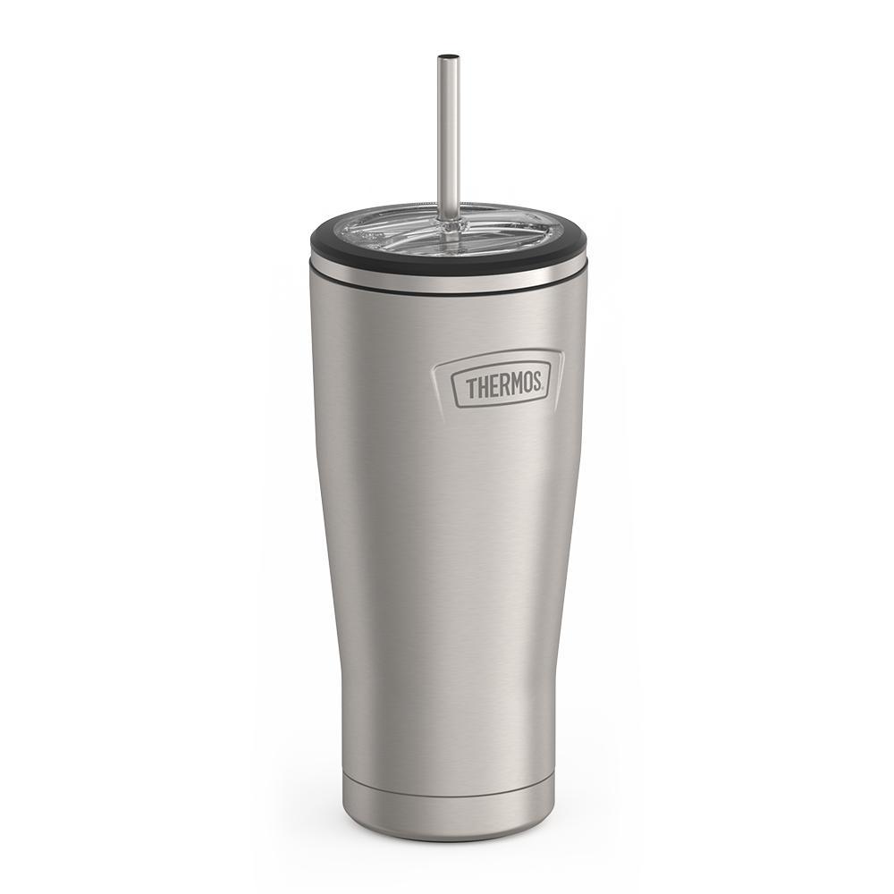 24oz ICON? COLD TUMBLER WITH STRAW