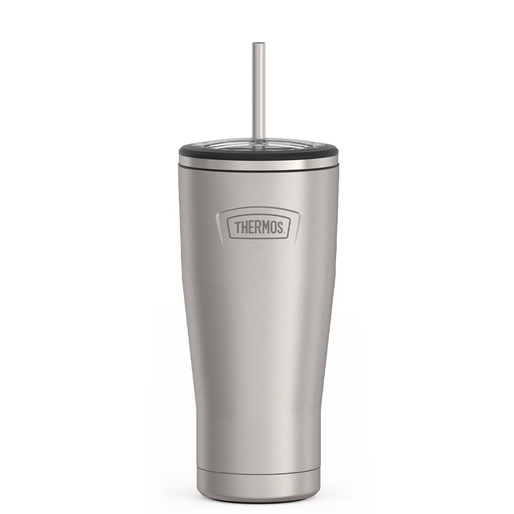 24oz ICON? COLD TUMBLER WITH STRAW