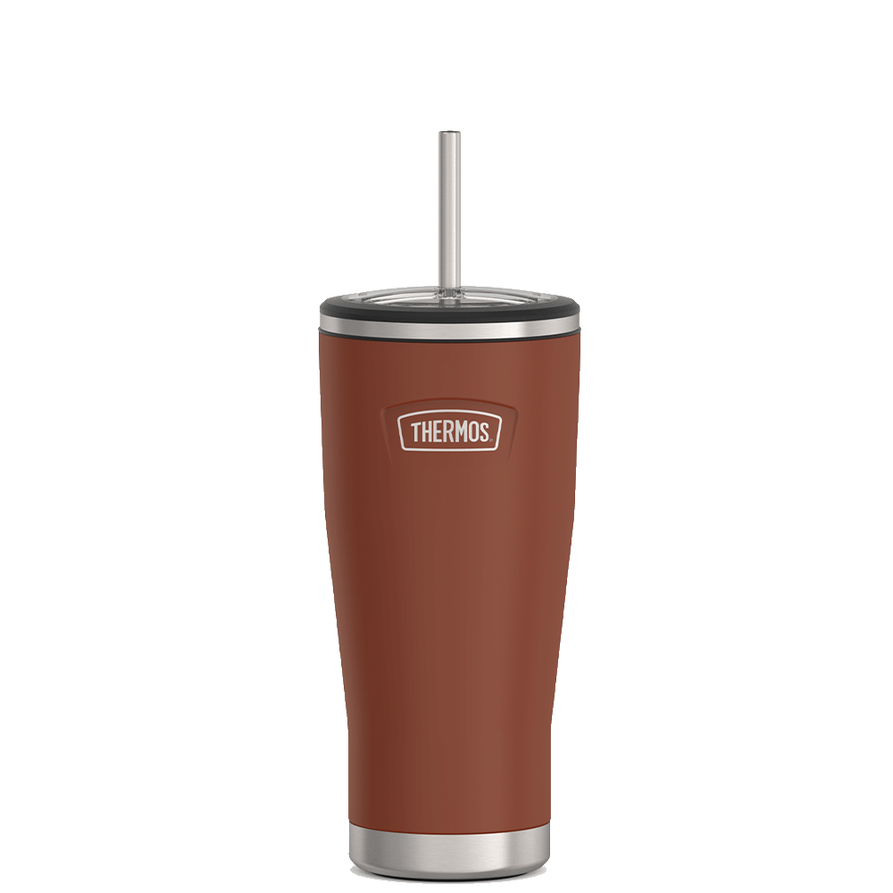 24oz ICON? COLD TUMBLER WITH STRAW