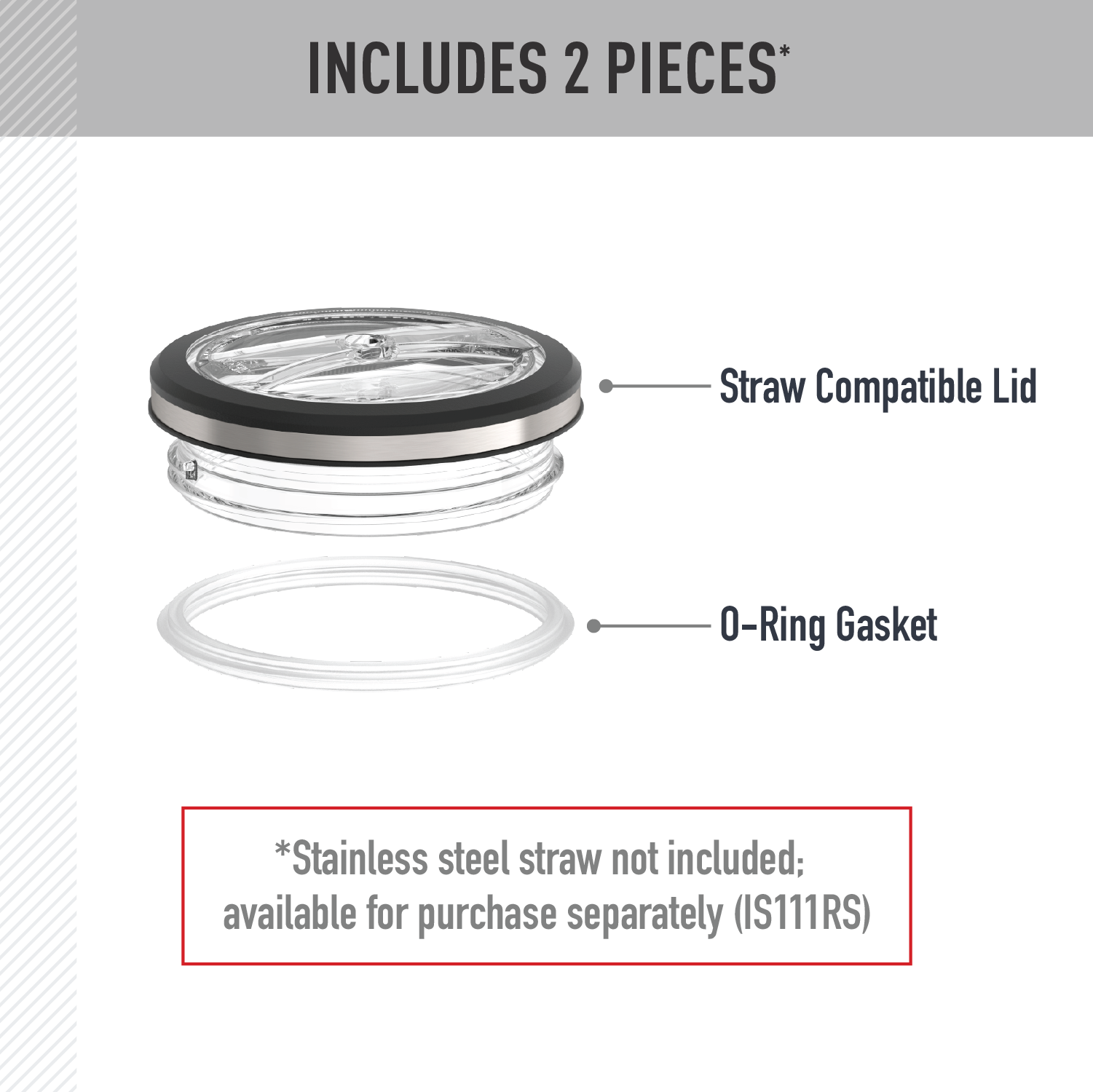 24oz ICON™ COLD TUMBLER - REPLACEMENT LID