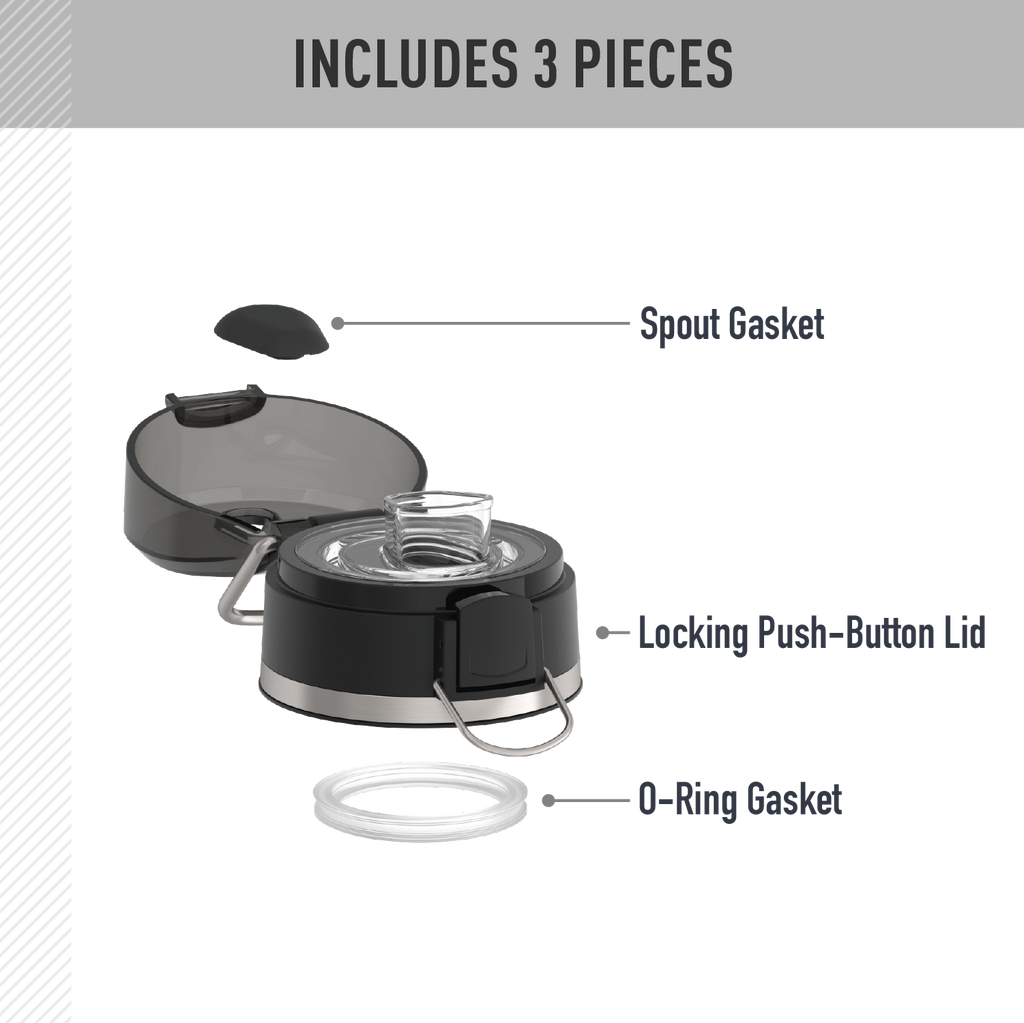 24oz ICON™ WATER BOTTLE - REPLACEMENT SPOUT LID