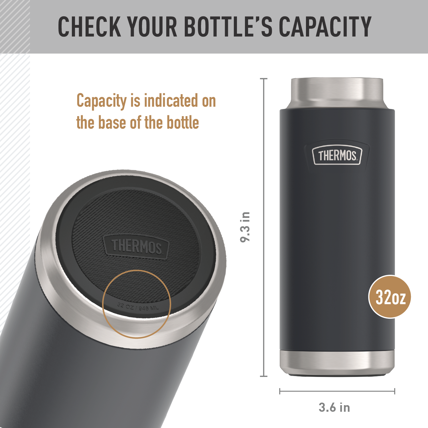 32oz ICON™ WATER BOTTLE - REPLACEMENT STRAW LID