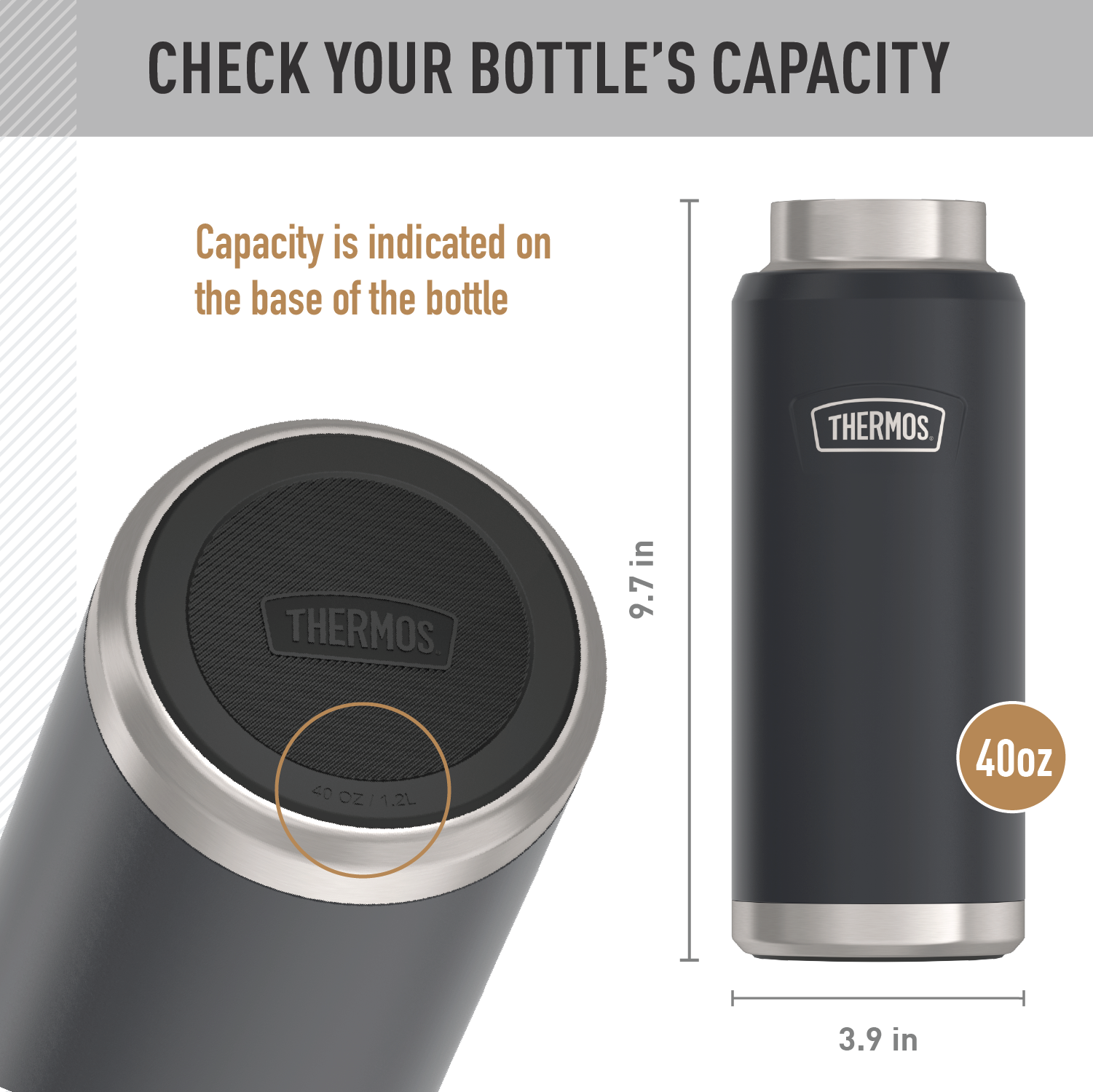 32oz ICON™ WATER BOTTLE - REPLACEMENT STRAW LID