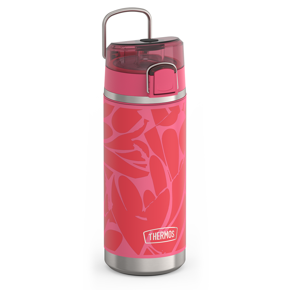 18oz ICON™ KIDS WATER BOTTLE WITH SPOUT LID - ABSTRACT PETALS