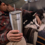 24oz ICON? COLD TUMBLER WITH STRAW