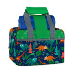 LUNCH DUFFLE WITH 12oz FUNTAINER® SOLID BOTTLE WOODLAND DINO