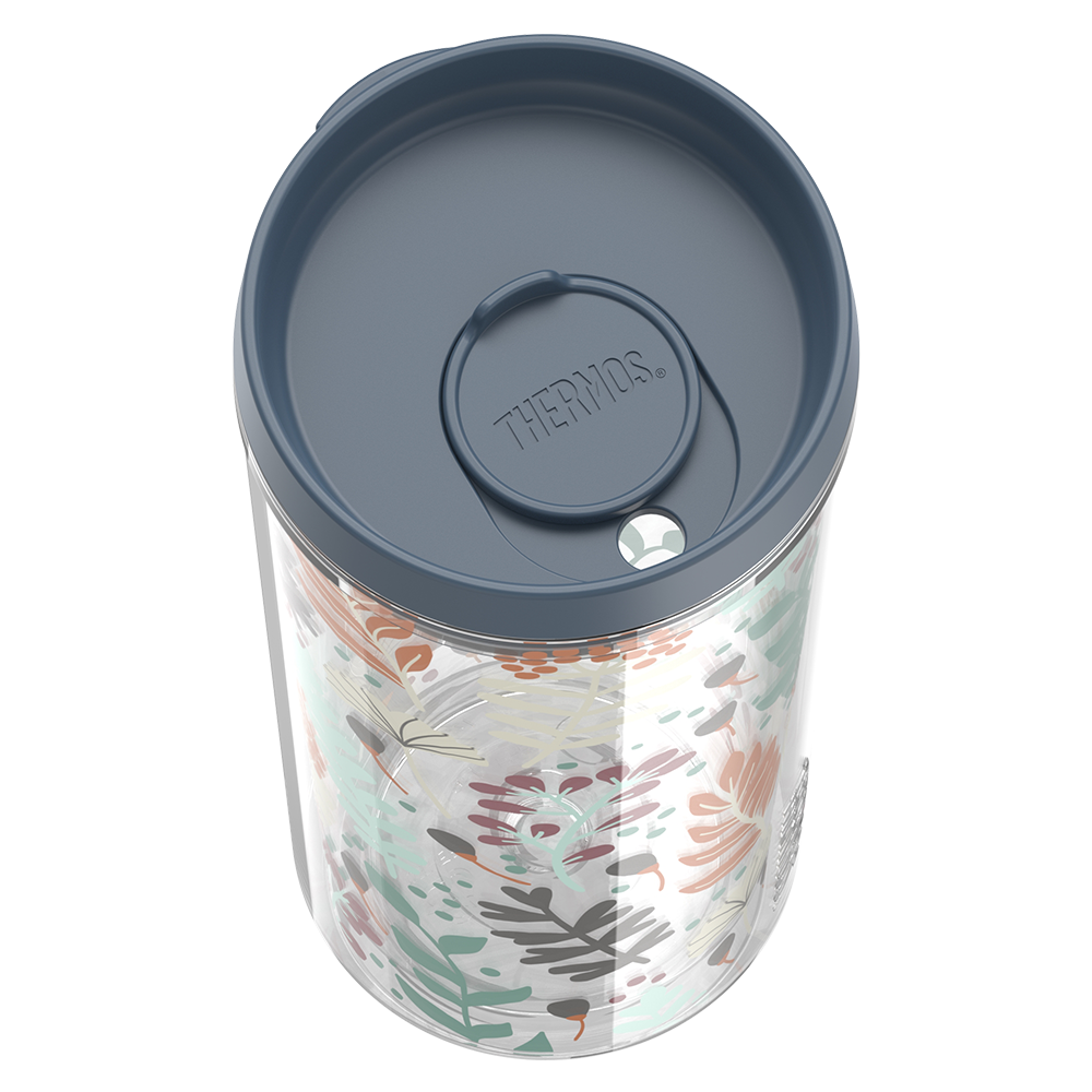 24oz DOUBLE WALL TUMBLER WHIMSICAL LEAVES