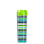 24oz DOUBLE WALL WATER BOTTLE NAVY STRIPES