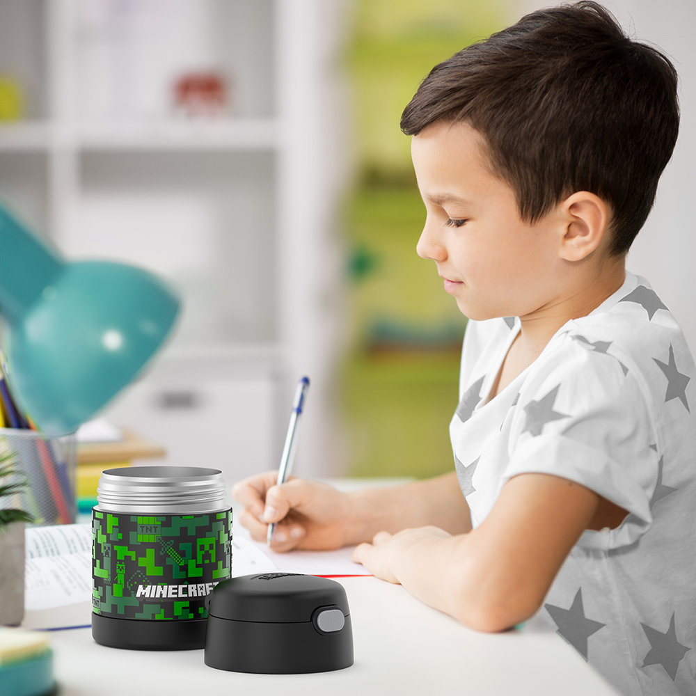 10oz FUNTAINER® FOOD JAR MINECRAFT