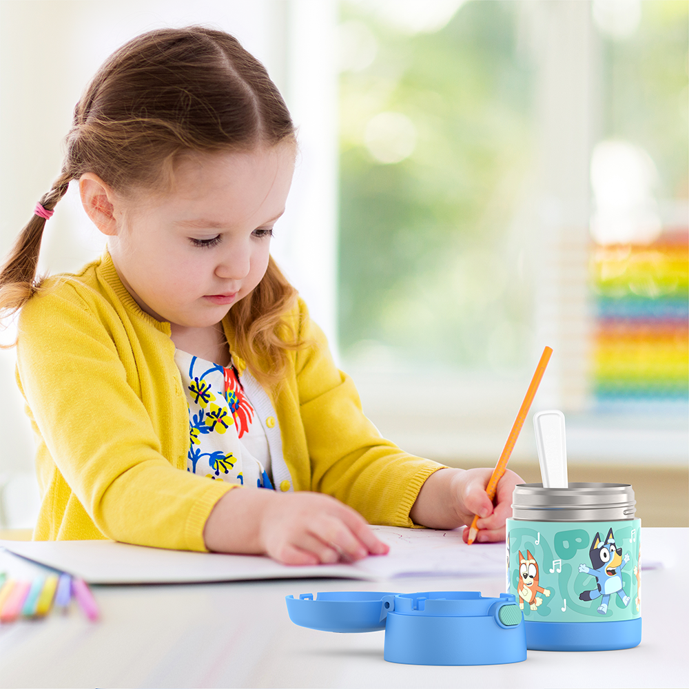 10oz FUNTAINER® FOOD JAR BLUEY