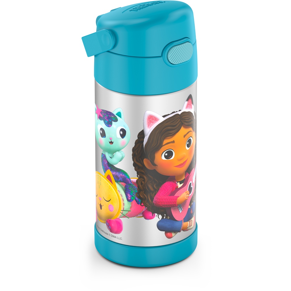 12oz FUNTAINER® WATER BOTTLE GABBYS DOLLHOUSE