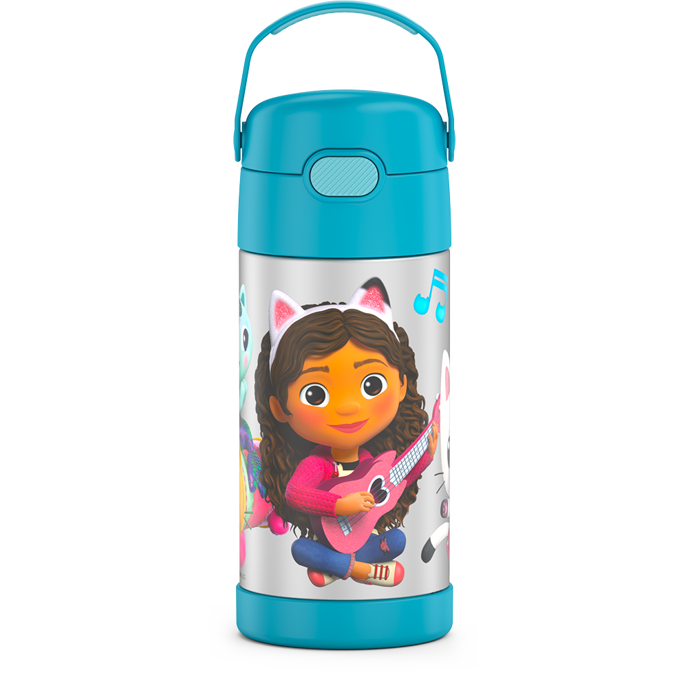 12oz FUNTAINER® WATER BOTTLE GABBYS DOLLHOUSE