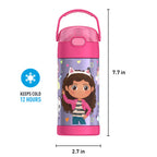 12oz FUNTAINER® WATER BOTTLE GABBY'S DOLLHOUSE