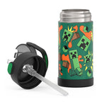 12oz FUNTAINER® WATER BOTTLE MINECRAFT