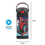 12oz FUNTAINER® WATER BOTTLE SPIDER-MAN