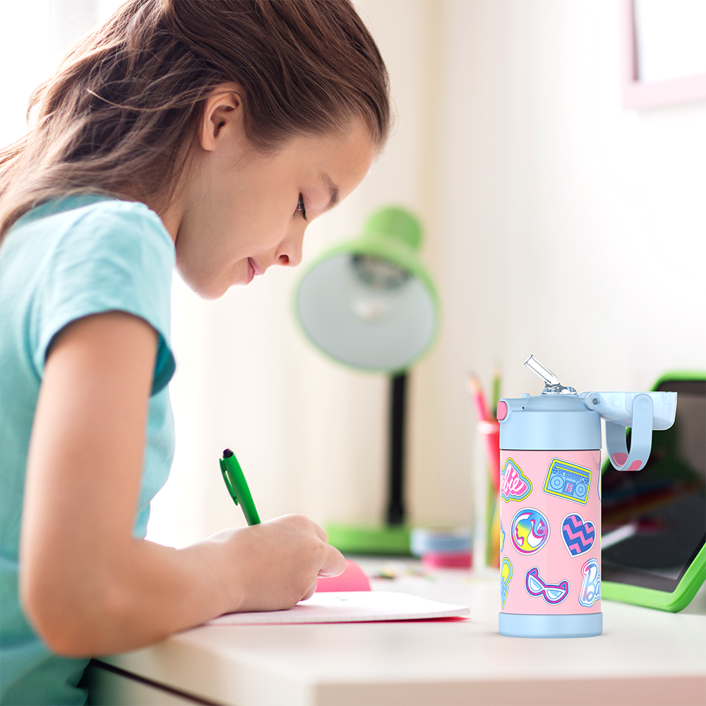 12oz FUNTAINER® WATER BOTTLE BARBIE™