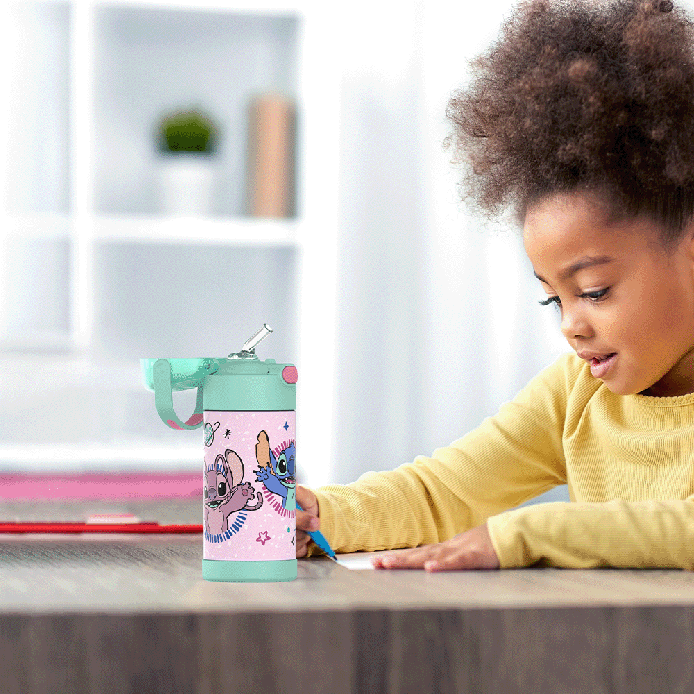 12oz FUNTAINER® WATER BOTTLE DISNEY STITCH