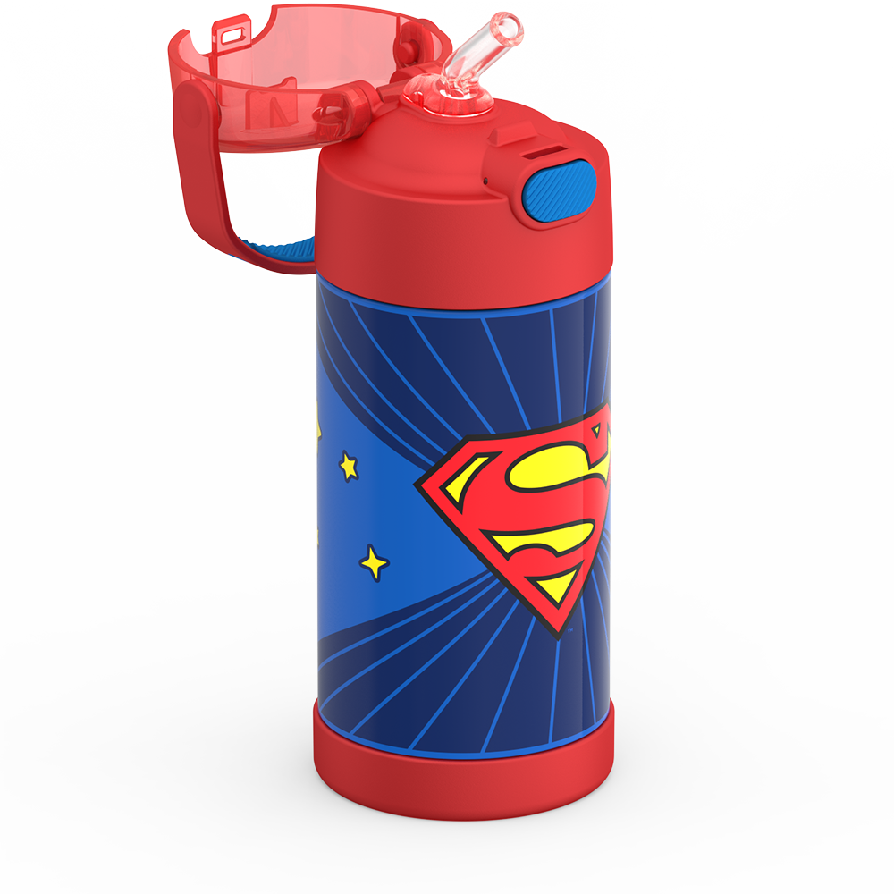 12oz FUNTAINER® WATER BOTTLE SUPERMAN
