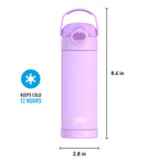 16oz FUNTAINER® WATER BOTTLE WITH LOCKING LID