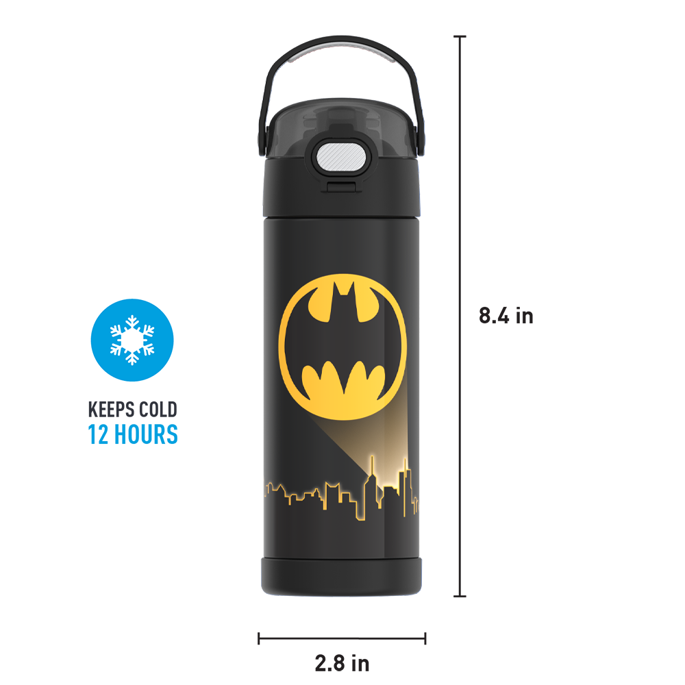16oz FUNTAINER® WATER BOTTLE BATMAN