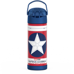16oz FUNTAINER® WATER BOTTLE CAPTAIN AMERICA
