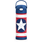 16oz FUNTAINER® WATER BOTTLE CAPTAIN AMERICA