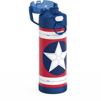 16oz FUNTAINER® WATER BOTTLE CAPTAIN AMERICA