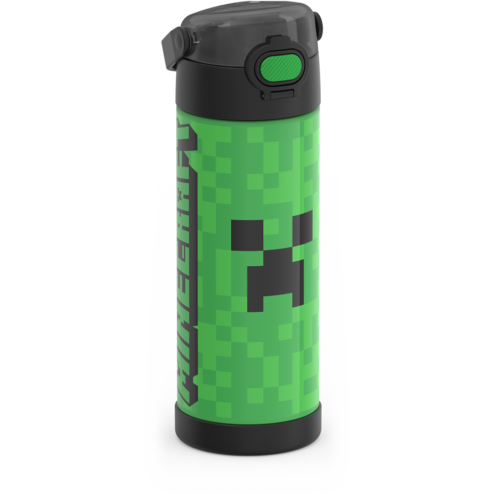 16oz FUNTAINER® WATER BOTTLE MINECRAFT
