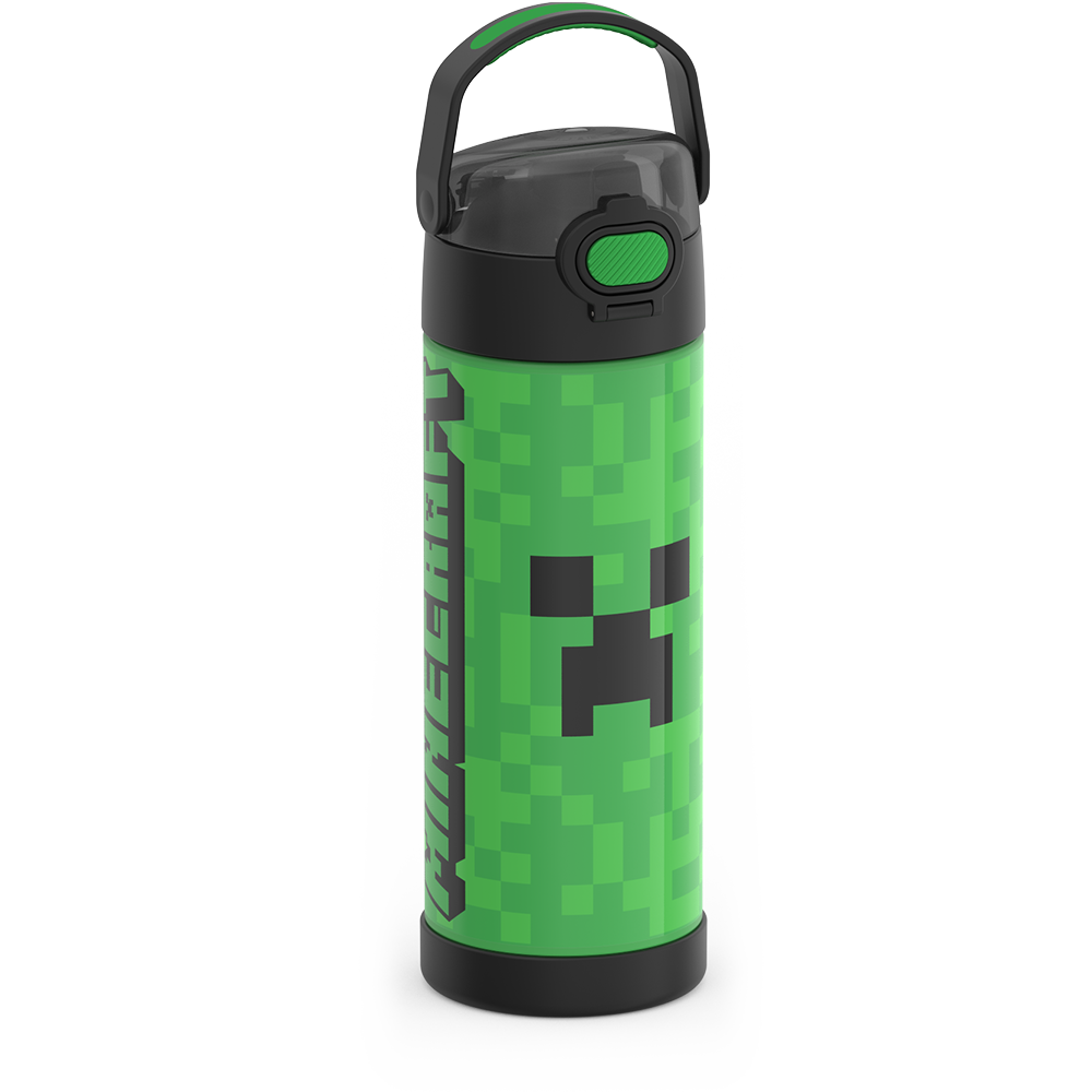 16oz FUNTAINER® WATER BOTTLE MINECRAFT