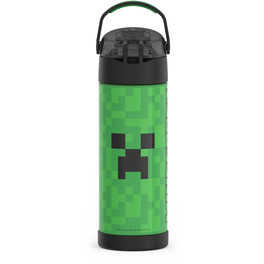 16oz FUNTAINER® WATER BOTTLE MINECRAFT