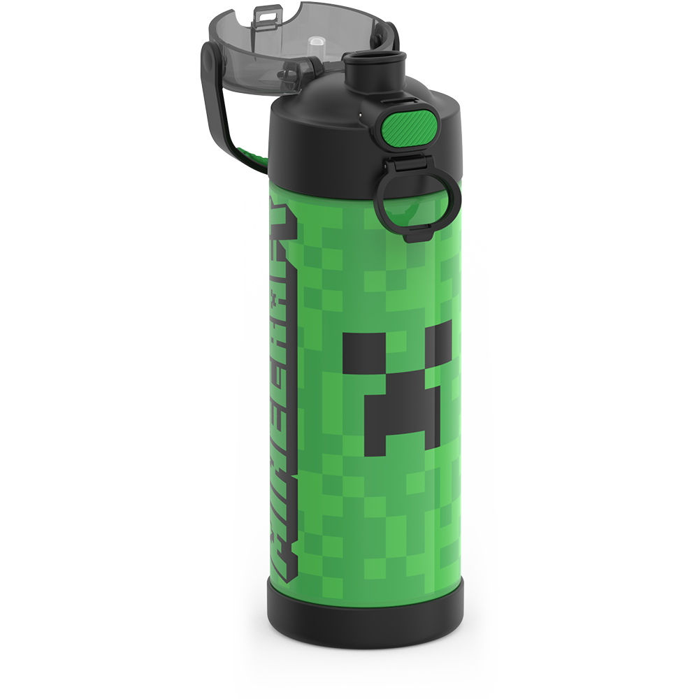 16oz FUNTAINER® WATER BOTTLE MINECRAFT