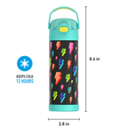 16oz FUNTAINER® WATER BOTTLE WITH LOCKING LID