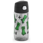 16oz THERMOS® KIDS WATER BOTTLE WITH SPOUT LID MINECRAFT