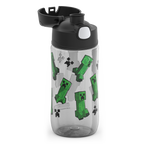 16oz THERMOS® KIDS WATER BOTTLE WITH SPOUT LID MINECRAFT