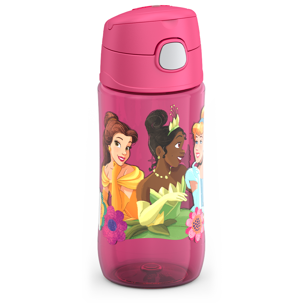 16oz THERMOS® KIDS WATER BOTTLE WITH SPOUT LID DISNEY PRINCESS