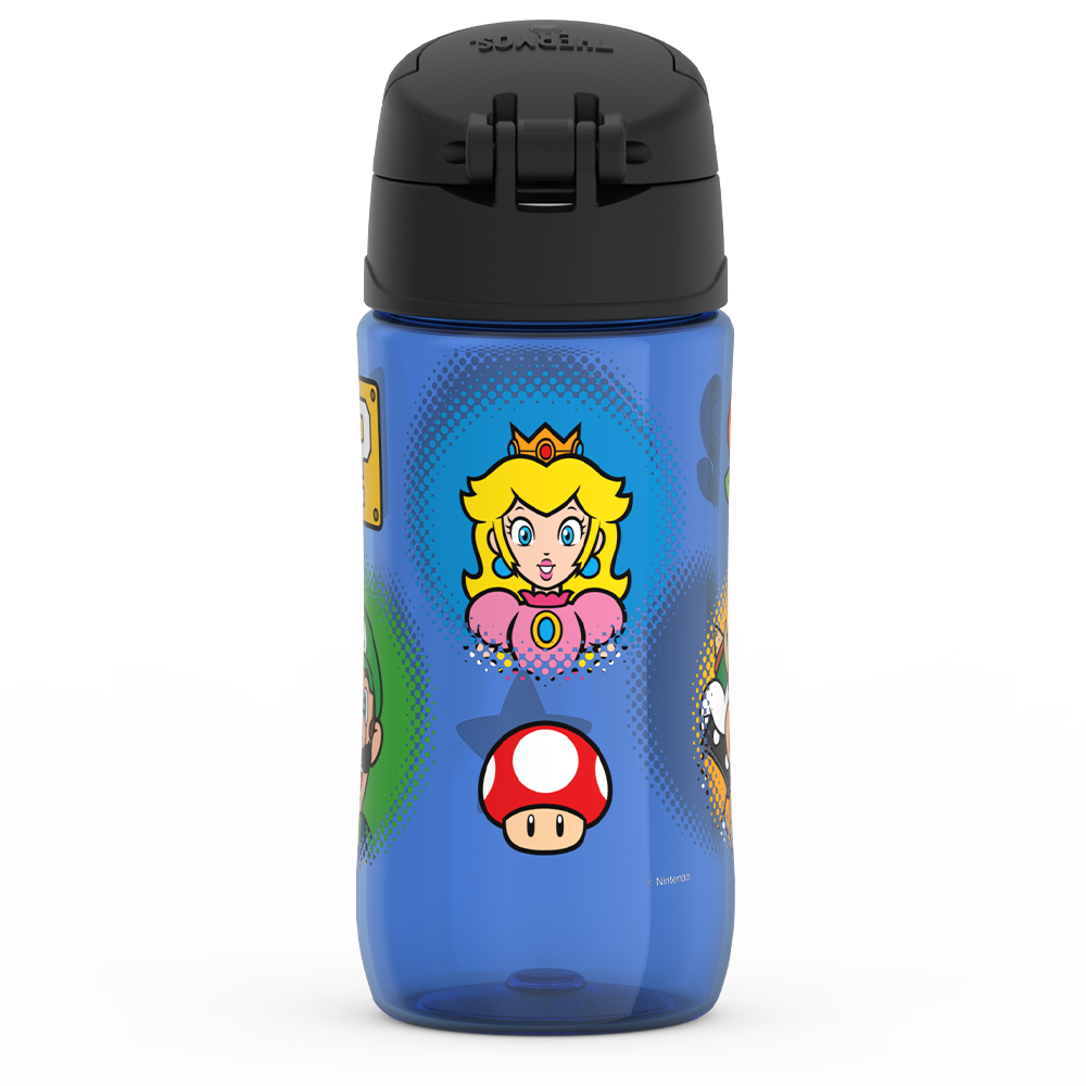 16oz THERMOS® KIDS WATER BOTTLE WITH SPOUT LID MARIO KART™