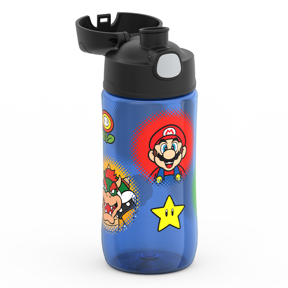 16oz THERMOS® KIDS WATER BOTTLE WITH SPOUT LID MARIO KART™