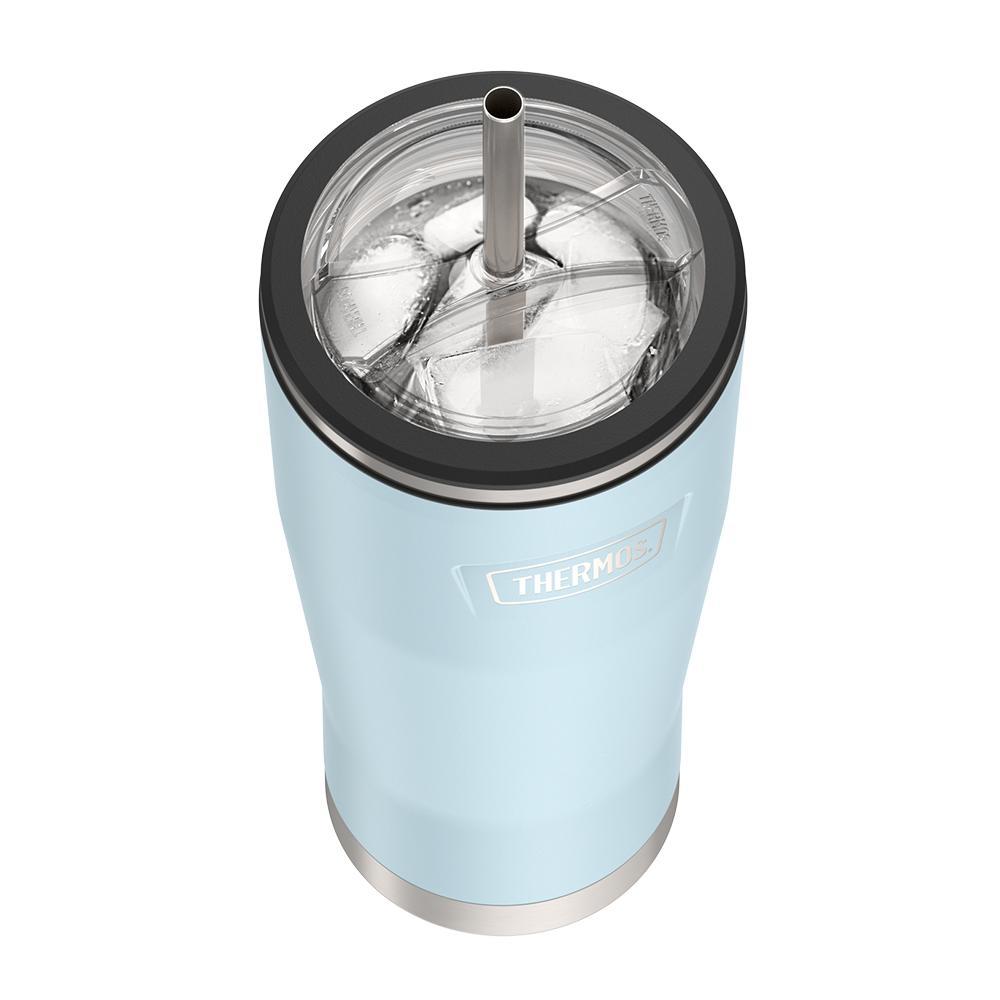 24oz ICON? COLD TUMBLER WITH STRAW